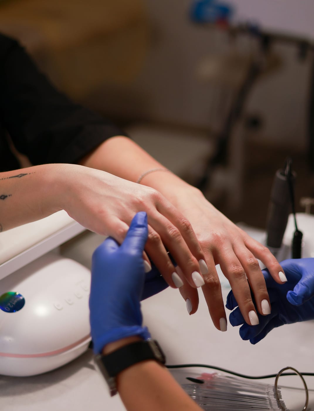 Hygiënische manicure met verzorgde, natuurlijke nagels
